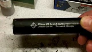 22 lr suppressor breakdown cleaning reassembly [upl. by Kirad]