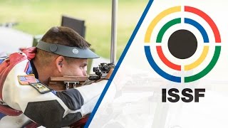 Finals 50m Rifle Prone Men  2015 ISSF Rifle and Pistol World Cup in Fort Benning USA [upl. by Imled]