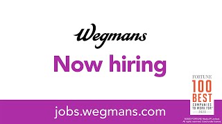 Career Opportunities at Wegmans [upl. by Kaete]