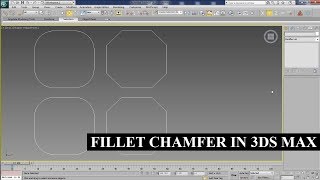 Fillet and Chamfer In 3Ds Max 720p [upl. by Nivrag]