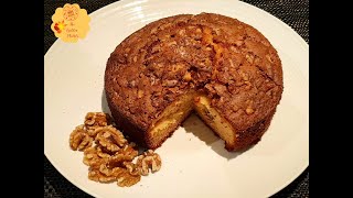 Walnut Cake  Tea Time Cake  Walnut Vanilla Cake [upl. by Eahsat126]