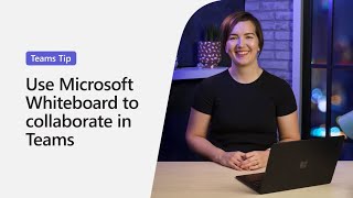 Using Microsoft Whiteboard to collaborate in Microsoft Teams [upl. by Aisatan715]