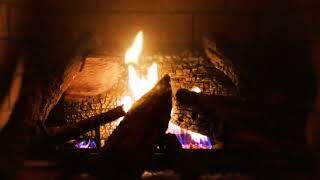 Yule Log Fireplace from FOX 5 NY 30 minutes of Christmas music [upl. by Nowujalo]