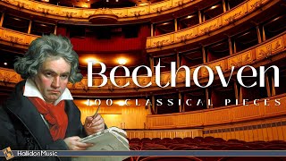 100 Beethoven Pieces  Classical Music [upl. by Petes679]