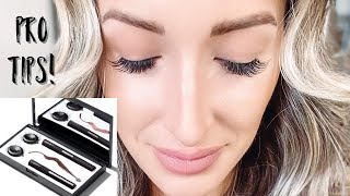 Lashify TUTORIAL  AT HOME LASH EXTENSIONS  2 YEAR REVIEW Kimberly Marie [upl. by Akkahs]