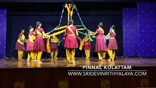 An Excerpt from Pinnal Kolattam  Traditional Tamilnadu Folk  Sridevi Nrithyalaya  Bharathanatyam [upl. by Haugen470]