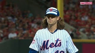 2015 ASG deGrom strikes out side on 10 pitches [upl. by Aikemat272]