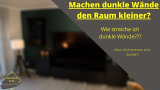 Dunkle Wände streichen Gemütlich statt erdrückend [upl. by Disharoon]