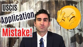 How to Fix a Mistake on a USCIS Immigration Application [upl. by Gwenn647]