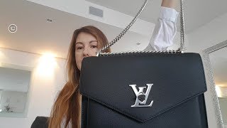 Louis Vuitton MyLockMe BB unboxing and review 🖤 Laras Purse LV [upl. by Aimil842]