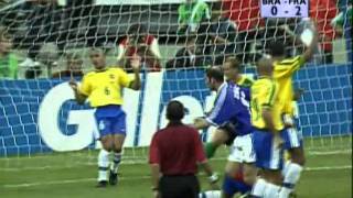 World Cup 1998  Final  France  Brazil  30  Highlights [upl. by Bouzoun]