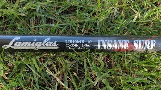 Best Budget Surf Rod Lamiglas Insane Surf Rod [upl. by Jacquetta]