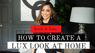 Quick Tricks To Create a LUX LOOK at HOME  Interior Design  LUXURY HOME  MILLION DOLLAR HOME [upl. by Monro]