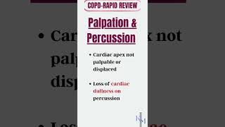 COPD Classical Clinical Findings of COPD COPD Clinical Features [upl. by Day]