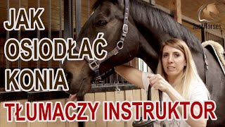 Jak Osiodłać Konia Do Jazdy Siodłanie konia [upl. by Furlani201]