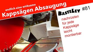 Kappsäge Absaugung 81 [upl. by Lekcar]