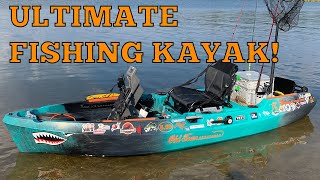 OLD TOWN SPORTSMAN 106 POWERED BY MINN KOTA 1 YEAR KAYAK REVIEW [upl. by Elkin475]