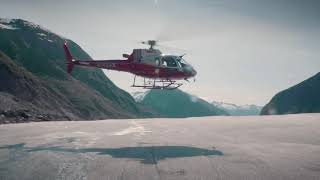 Mendenhall Glacier Guided Walk via Helicopter Tour  Juneau Alaska [upl. by Merari]