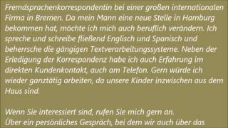 Deutsche Brief A1 A2 B1 Prüfung 9 Bewerbung Schreiben [upl. by Lian]