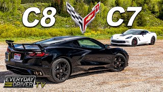 C8 vs C7 Corvette Comparison  Finally  Everyday Driver TV Season 7 [upl. by Hulton]