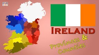 Learn Irelands Counties amp Provinces  Geography Of Ireland  General Knowledge Video  Ireland Map [upl. by Stephanus762]