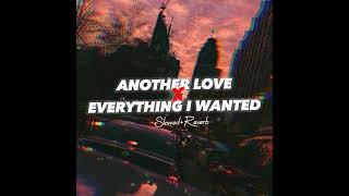 Another love x Everything I Wanted SlowedReverb  Billie Eilish amp Tom Odell [upl. by Htebazil748]