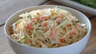 How to Make Coleslaw  Homemade Coleslaw Recipe [upl. by Hodge]