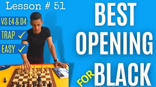 Chess lesson  51 Best Opening for Black  Chess openings the right way  The Czech Pirc Defense [upl. by Hertberg]