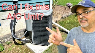 My AC Broke Replacing Capacitor and Fan Motor on Lennox HS29 [upl. by Nie]