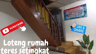 Jom Cara Loteng rumah teres setingkat [upl. by Acinad]