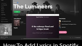 How To Play Your Spotify With Lyrics PC [upl. by Ael]