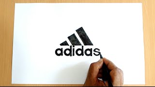 How to Draw the Adidas Logo [upl. by Adrianne]