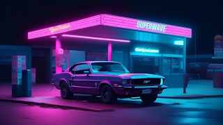 Gas Station 80s  Synthwave  Retrowave  Cyberpunk SUPERWAVE [upl. by Leirbma]