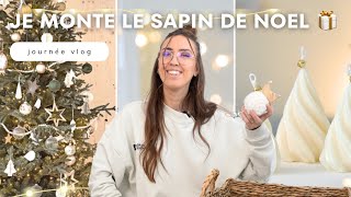 VLOG  JE MONTE LE SAPIN DE NOEL  recette  décoration [upl. by Frasier]