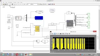 vf control of induction motor with PWM inverter  using MATLAB simulink [upl. by Reldnahc]