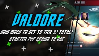 Valdore  Crewing your Level 42 Romulan Explorer in STFC  Tier 15 amp Total Costs  Basic PVP Crews [upl. by Locin]