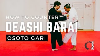 Deashi Barai countered by Osoto Gari Opening of Jukidos Kaeshi no Kata [upl. by Chipman]