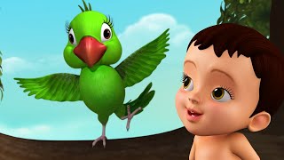 Aaye Re Aye Tiye Naye Bhor Niye  Bengali Baby Song amp Rhymes  Infobells [upl. by Dareece]