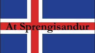 quotÁ Sprengisandiquot At Sprengisandur  Icelandic Folk Song [upl. by Eenyaj]