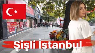 Şişli 4K Istanbul Walking Tour Walking The Earth [upl. by Marijo983]