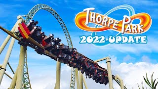 THORPE PARK 2022 Full Walkthrough  Every Area Ride and Attraction March 2022 4K Ultra Wide [upl. by Inglebert414]