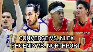 CONVERGE vs NLEX NORTHPORT vs PHOENIX  LIVE SCORE [upl. by Daphene]