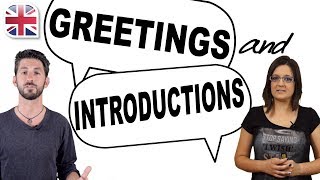 English Greetings and Introductions  Spoken English [upl. by Ybbed]