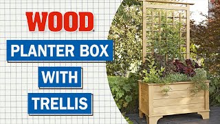 Planter Box with Trellis  WOOD magazine [upl. by Frasch]