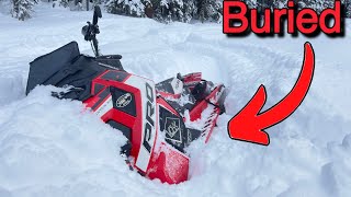 First snowmobile trip of the season a arm roulette [upl. by Zalucki180]