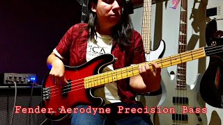 New Fender Aerodyne Special Precision Bass  Aguilar Tone Hammer 350 Soundtest [upl. by Hodgson]