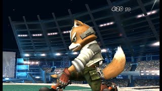 Super Smash Bros Brawl  Fox  Classic Mode Intense [upl. by Nyvek]