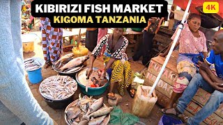 EXPLORING TANZANIA INSIDE TANZANIA LARGEST FISH MARKET OF KIBIRIZI IN KIGOMA [upl. by Ennybor693]