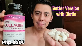 NEW amp IMPROVED NEOCELL SUPER COLLAGEN WITH VITAMIN C CALCIUM ASCORBATE BIOTIN REVIEW MAS EFFECTIVE [upl. by Ylac]