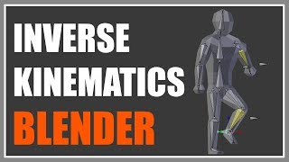 Inverse Kinematic  IK  Bones Tutorial Guide In Blender [upl. by Aronoh]